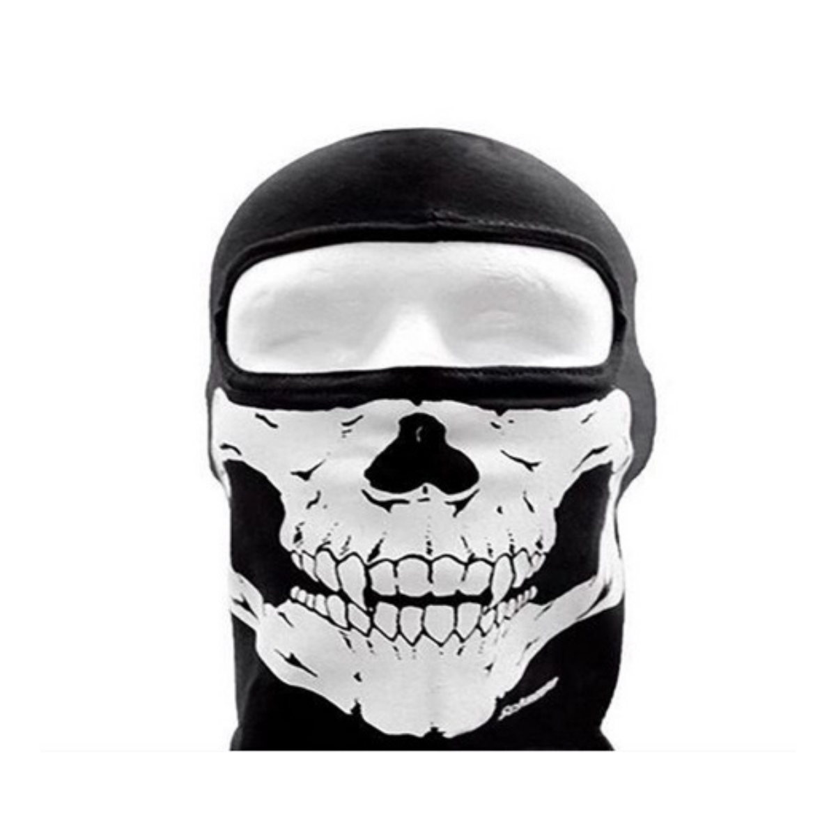 Touca ninja Balaclava de Caveira Preta . Touca ninja Balaclava de